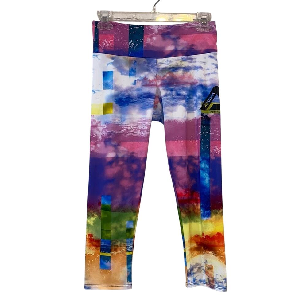 Onzie Multicolored Patterned‎ Capri Leggings Axom
